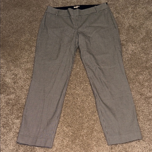 J. Crew Houndstooth Pixie Pants - size 6. B9 - Picture 1 of 8